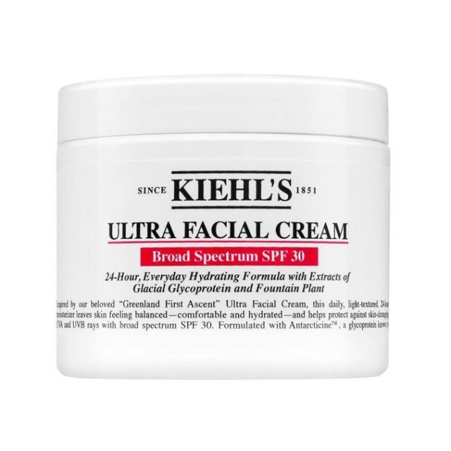 کرم مرطوب کننده و ضد آفتاب صورت مدل اولترا برند کیلز SPF 30 Kiehl's Ultra Facial Cream SPF 30