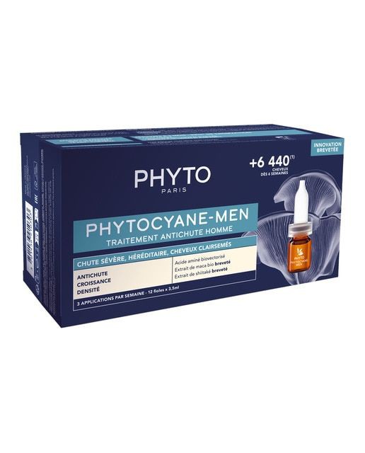 سرم ضد ریزش مو فیتوسیان آقایان برند فیتو 12 عددی phytocyane - men