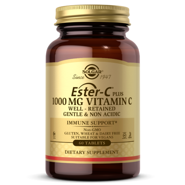 ویتامین سی ( ث ) استر ( Ester-C ) برند سولگار 1000 میلی گرم 60 عددی ESTER-C PLUS 1000 MG VITAMIN C TABLETS (ESTER-C ASCORBATE COMPLEX)