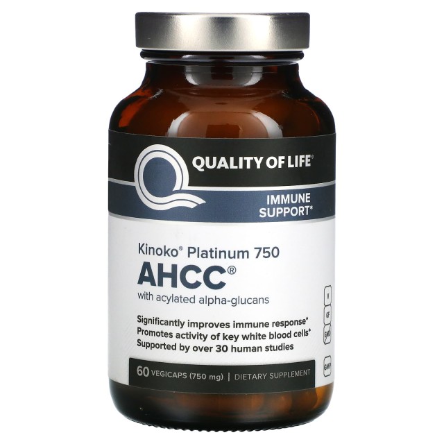 کپسول گیاهی تقویت سیستم ایمنی ای اچ سی سی پلاتینیوم کینکو 60 عددی Kinoko Platinum AHCC صد در صد اورجینال خرید مستقیم از آمریکا بدون جعبه