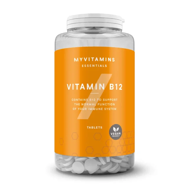 مکمل ویتامین B12 برند مای ویتامینز 60 عددی ساخت انگلیس myvitamins Vitamin B12 Tablets