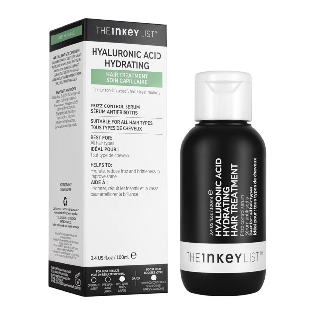 سرم هیالورونیک اسید آبرسان و مرطوب کننده مو اینکی لیست 100 میل  The Inkey List Hyaluronic Acid Hydrating Hair Treatment