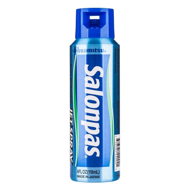 اسپری ضد درد برند salonpas حجم 118 میل ساخت ژاپن Salonpas Pain Relieving Jet Spray, 4 Fl Oz