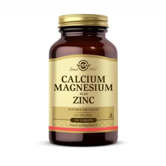 مکمل کلسیم ، منیزیم + زینک برند سولگار 100 عددی ساخت آمریکا