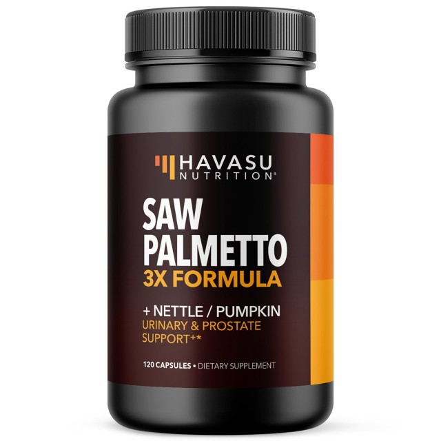 مکمل سائوپالمتو + گزنه و عصاره دانه کدوتنبل مخصوص آقایان 120 عددی برند havasu nutrition ساخت آمریکا
