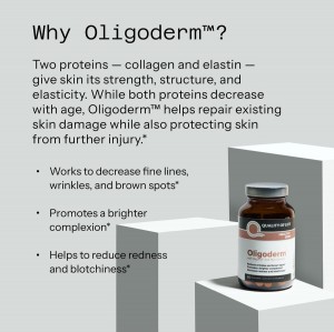 کپسول جوانساز و ضد لک   oligoderm  برند quality of life  ساخت آمریکا 60 عددی