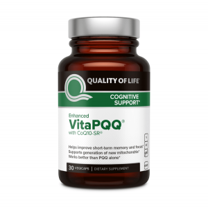 کپسول تقویت حافظه Vita PQQ برند quality of life ساخت آمریکا 30 عددی