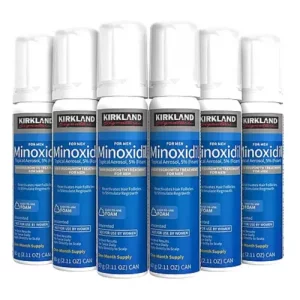 فوم  موضعی ماینوکسیدیل 5% مردانه کرکلند Kirkland Minoxidil 5% Topical for Men ( تک عددی و پک 6 عددی )