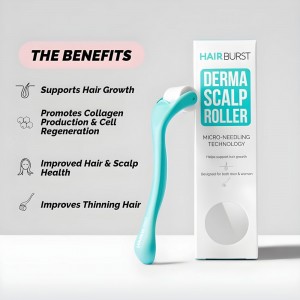 درمارولر هیربرست HAIRBURST مدل درما اسکالپ DERMA SCALP | ضد ریزش و رشد مجدد و ضخیم شدن مو – طول 0.25 میلی متر