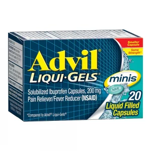 ادویل ژله ای ایبوپروفن 200 میلی گرم 20 عددی Advil Liqui-Gels 200 mg Ibuprofen,