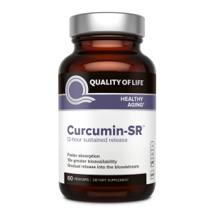 کپسول کورکومین curcumin-sr برند quality of life ساخت آمریکا 60 عددی
