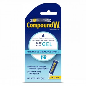 ژل از بین برنده زگیل برند compound W اثر گذاری قوی و سریع 7 گرمی ساخت فرانسه