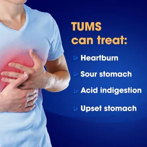 قرص جویدنی تامز اکسترا 750 میل ضد اسید و سوزش معده ۱۰۰ عددی tums extra 750mg