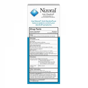 شامپو ضد شوره نیزورال 200 میل ساخت کانادا  Nizoral Anti-Dandruff Shampoo