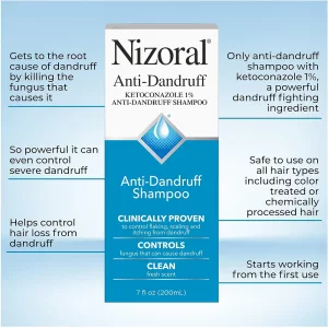 شامپو ضد شوره نیزورال 200 میل ساخت کانادا  Nizoral Anti-Dandruff Shampoo