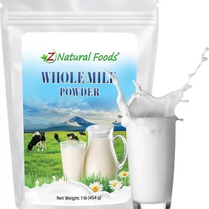 پودر شیر کامل ممتاز برند Z Natural Foods هلندی 454 گرمی