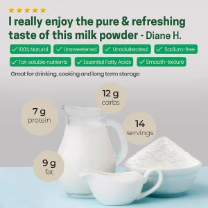 پودر شیر کامل ممتاز برند Z Natural Foods