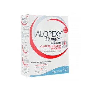 محلول ماینوکسیدیل آلوپکسی 5 درصد آقایان ( تک عددی و پک سه عددی ) ساخت فرانسه Alopexy 5% Minoxidil