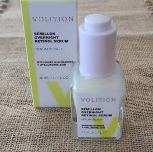 سرم شب رتینول ولیشن بیوتی با نیاسینامید و هیالورونیک اسید  Volition Beauty Sémillon Overnight Retinol Serum with Niacinamide + Hyaluronic Acid (35ml)