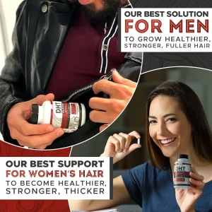 مکمل رشد مو dht blocker برند Hairo Nutrition ساخت آمریکا 60 عددی