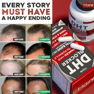 مکمل رشد مو dht blocker برند Hairo Nutrition ساخت آمریکا 60 عددی