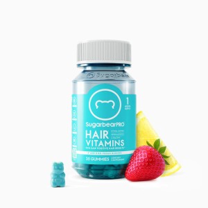 پاستیل شوگر بیر پرو هیر تقویت کننده و ضد ریزش مو 35 عددی اصل آمریکا sugarbear pro hair vitamins