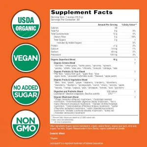 پودر غذای کامل سوپر گرین با طعم های مختلف برند COUNTRY FARMS ساخت آمریکا