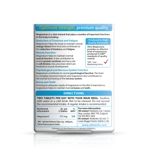 قرص اولترا منیزیم ویتابیوتیکس 60 عددی ساخت انگلیس کاملا وارداتی| Ultra Magnesium Vitabiotics