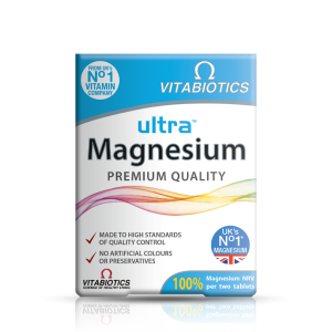قرص اولترا منیزیم ویتابیوتیکس 60 عددی ساخت انگلیس کاملا وارداتی| Ultra Magnesium Vitabiotics