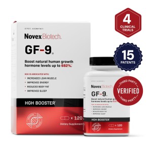 مکمل هورمون رشد  GF-9 نووکس بایوتک 120 عددی ساخت آمریکا | GF-9 HGH Booster Novex Biotech