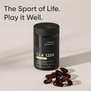 کپسول CLA برند sports research ساخت آمریکا 90 عددی | کمک به چربی‌سوزی و حفظ توده عضلانی