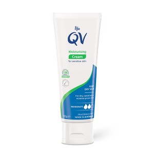 کرم مرطوب کننده پوست خیلی خشک و حساس کیووی Qv Moisturising Cream For Very Dry & Sensitive Skin 100gr