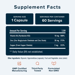 زینک کمپلکس Zinc Complex برند اس ام نوتریشن sm nutrition  ساخت آمریکا 60 عددی