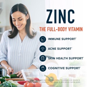 زینک کمپلکس Zinc Complex برند اس ام نوتریشن sm nutrition  ساخت آمریکا 60 عددی