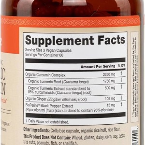 کپسول کورکومین ( زردچوبه ) 2250 میلی گرم برند nature wise ساخت آمریکا 90 عددی