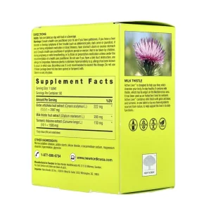 قرص Active liver مناسب کبد چرب و سم زدایی برند New nordic ساخت آمریکا 90 عددی