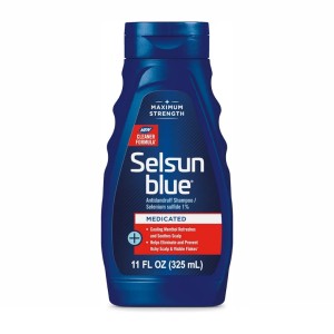 شامپو ضد شوره درماني سلنیوم  سولفات 1% برند selsun blue حجم 325 میل ساخت آمریکا  Selsun blue Medicated Antidandruff Shampoo