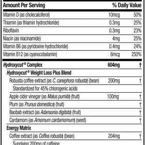 هیدروکسی‌کات اورجینال Hydroxycut Original | مکمل چربی‌سوز و افزایش انرژی 72 عددی ساخت آمریکا