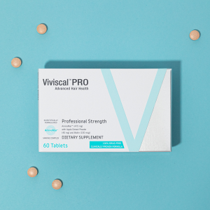 مکمل ضد ریزش مو حرفه ای برند ویویسکال مخصوص آقایان و بانوان 60 عددی ساخت انگلیس viviscal pro hair growth programme