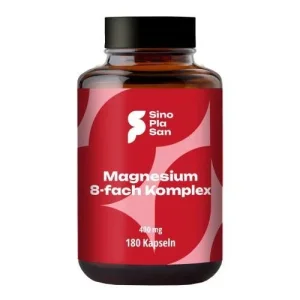 کمپلکس 8 نوع منیزیم 400میلی گرم 180 عددی ساخت آلمان SinoPlaSan Magnesium 8-Fach Komplex 400 mg – 180 Capsules