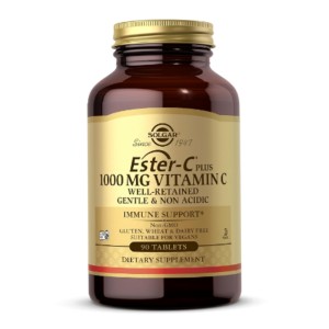 ویتامین سی ( ث ) استر ( Ester-C ) برند سولگار 1000 میلی گرم 90 عددی ESTER-C PLUS 1000 MG VITAMIN C TABLETS (ESTER-C ASCORBATE COMPLEX)