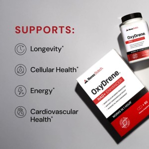 کپسول OxyDrene برند نوکس بیوتک NAD+  | افزایش استقامت، انرژی و VO₂ Max ساخت آمریکا 60 عددی