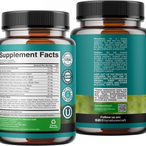 کپسول Liver Support برند نیچرز کرافت | مکمل حمایت از کبد با ۱۱ ترکیب گیاهی 60 عددی ساخت آمریکا