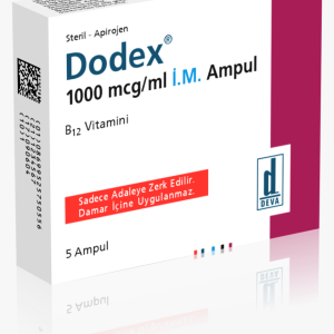 آمپول B12 جعبه ۵ عددی ساخت ترکیه