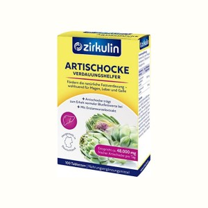 قرص کبد چرب Artischocke zirkulin  ساخت آلمان ۱۰۰ عددی