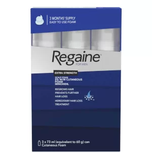 فوم ماینوکسیدیل آقایان 5% ریگین Regaine for men ( تک عددی و سه عددی )