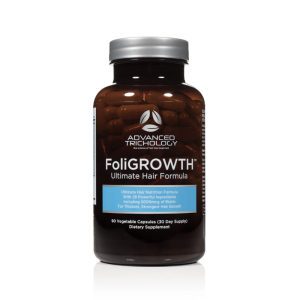 ویتامین رشد مو foli-growth برند advance trichology ساخت آمریکا 90 عددی