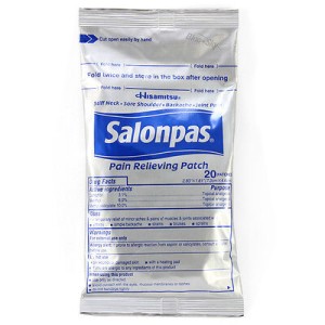 چسب تسکین دهنده درد salonpas ساخت ژاپن