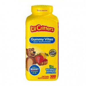 پاستیل مولتی ویتامین و مواد معدنی کودکان ساخت آمریکا L'il Critters Gummy (  300 عددی )