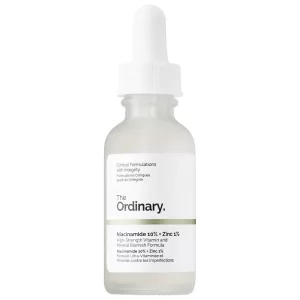 سرم ضد جوش نیاسینامید 10% + زینک 1% اوردینری اصل حجم 30 میلی لیتر  The Ordinary Niacinamide 10% + Zinc 1%